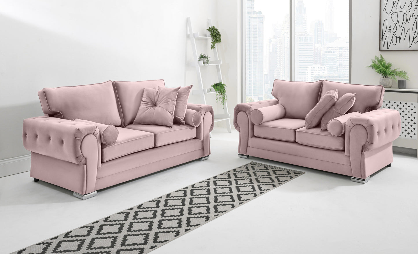 Lucera Plush 3+2 Fullback + Extra Cushions