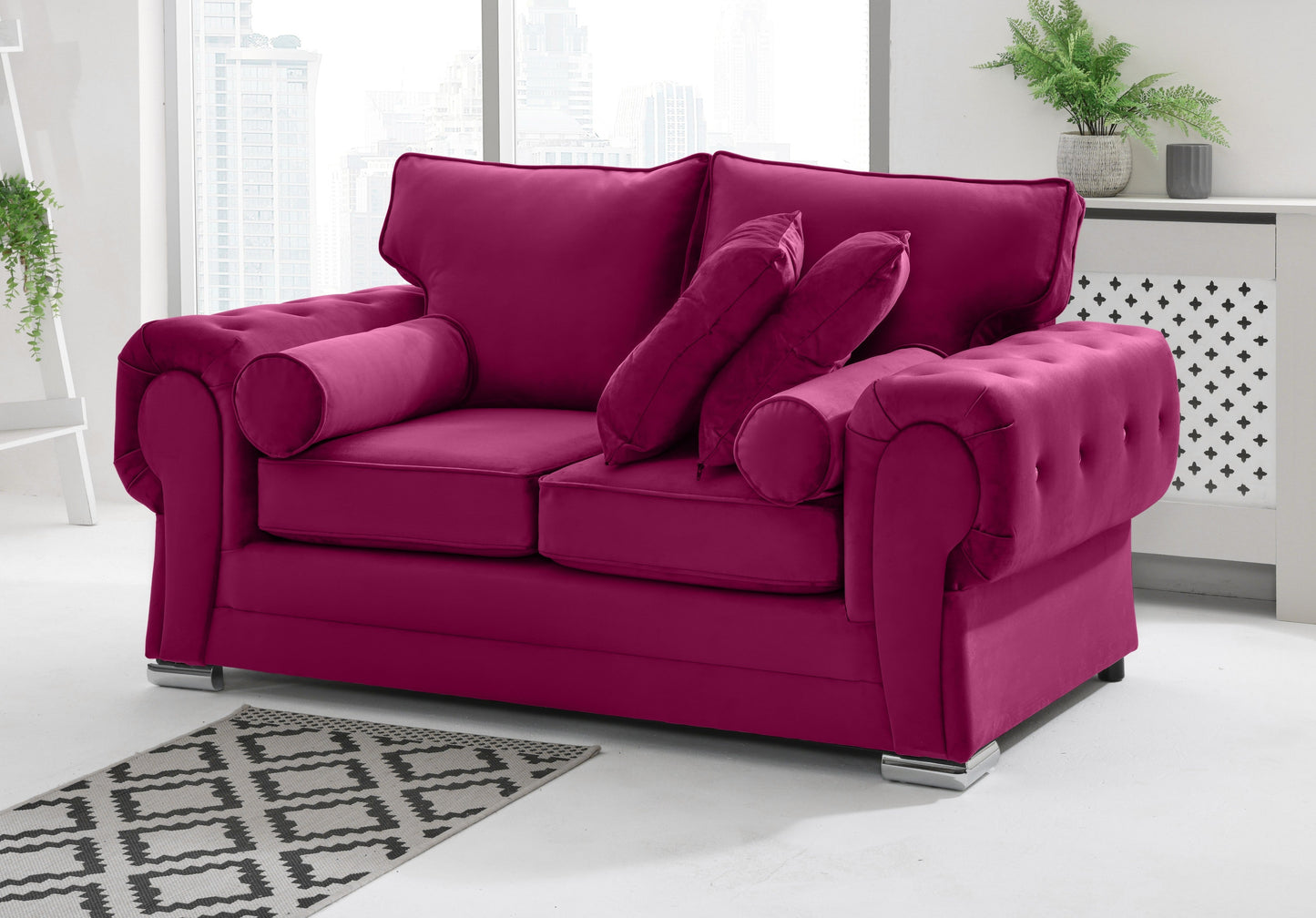Lucera Plush 3+2 Fullback + Extra Cushions