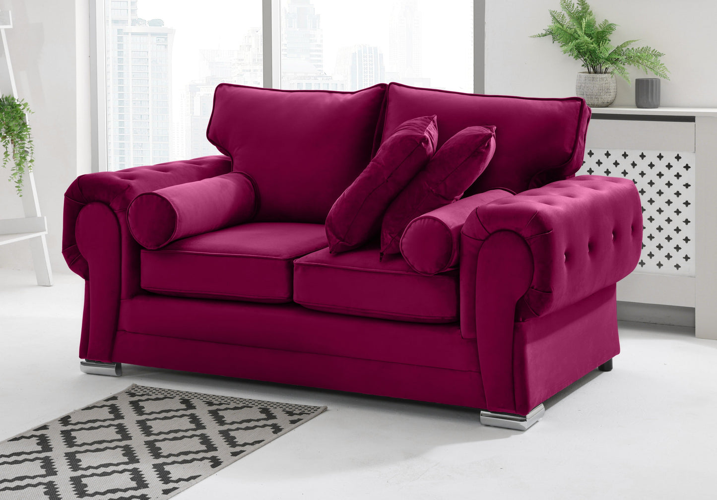 Lucera Plush 3+2 Fullback + Extra Cushions