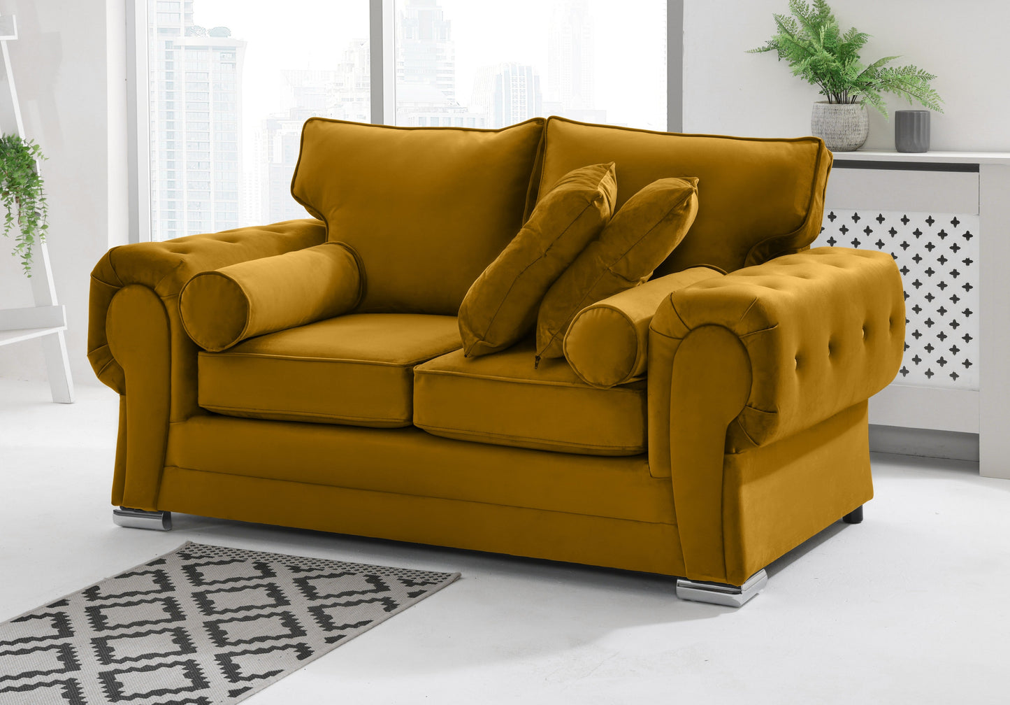 Lucera Plush 3+2 Fullback + Extra Cushions