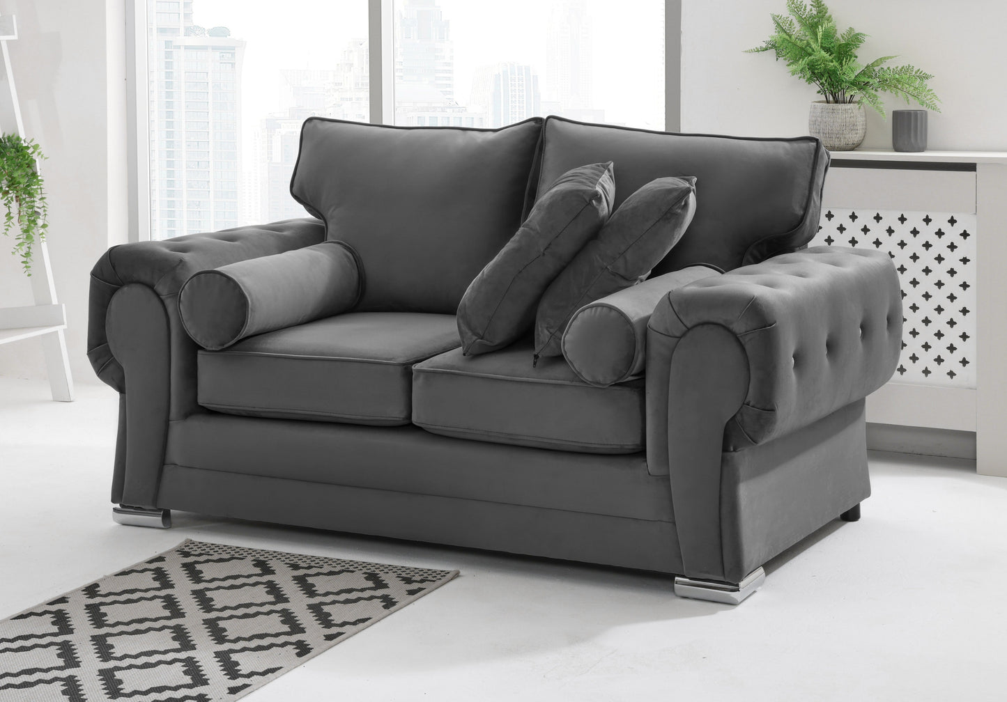 Lucera Plush 3+2 Fullback + Extra Cushions