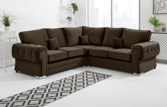 Lucera Plush Corner Fullback - Sofa Scape UK