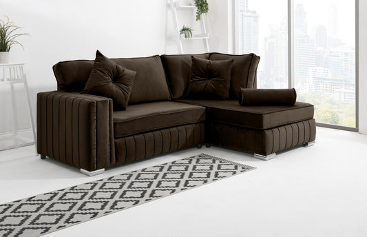 Elara Lounge Fullback - Facing Right + Extra Cushions - Sofa Scape UK