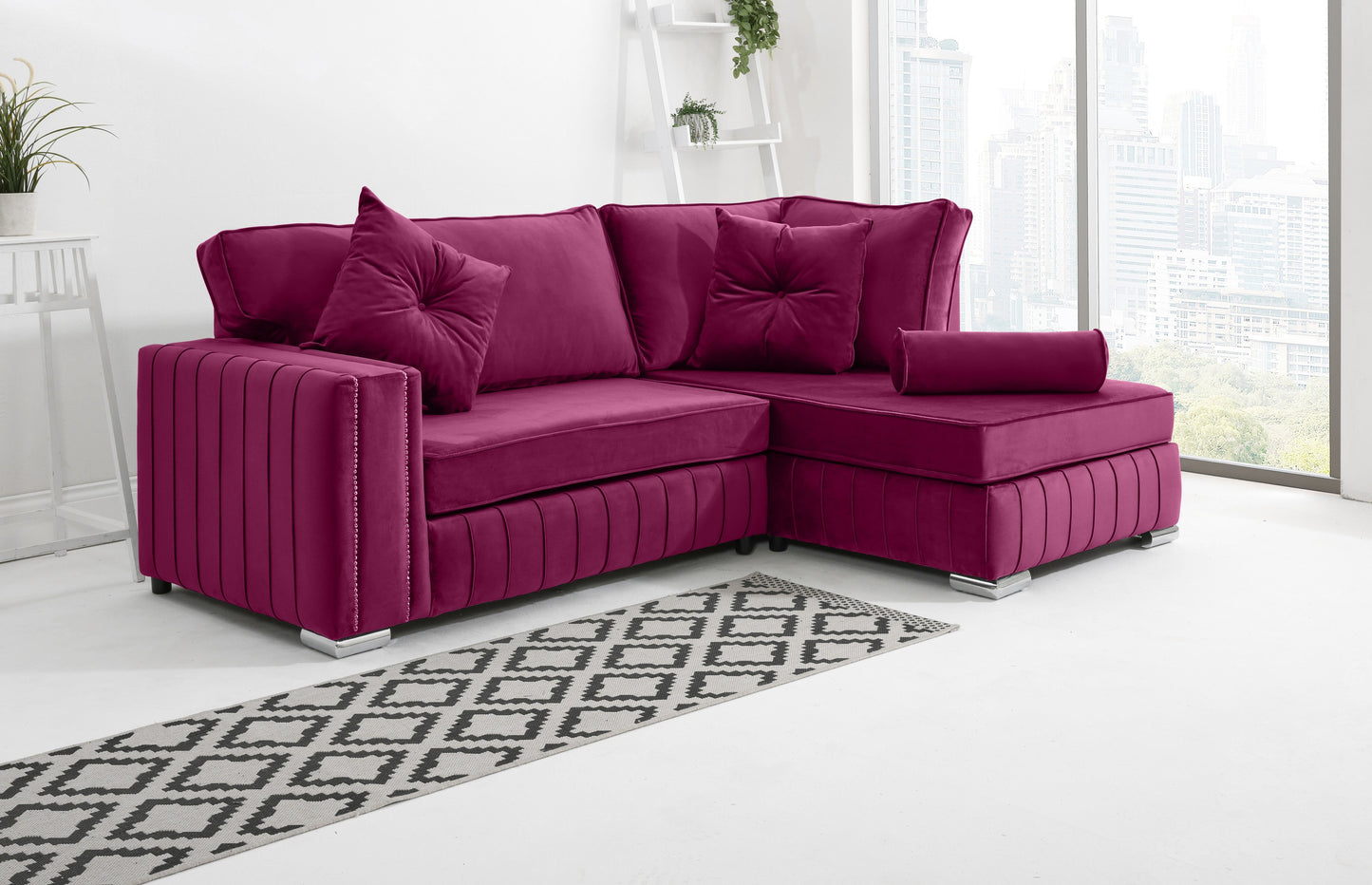 Elara Lounge Fullback + Extra Cushions