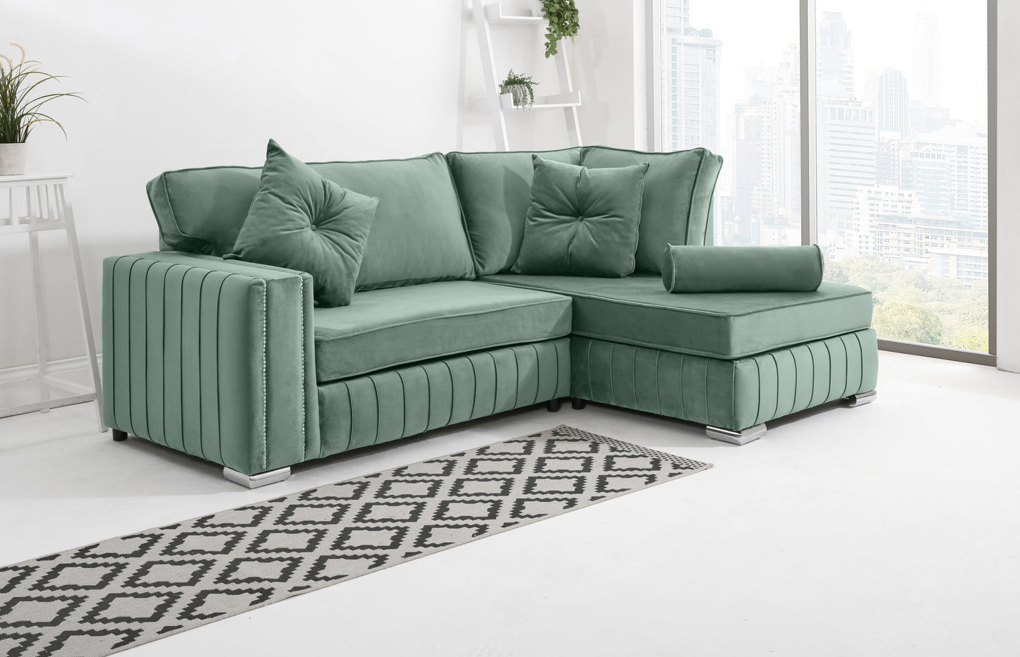 Elara Lounge Fullback + Extra Cushions