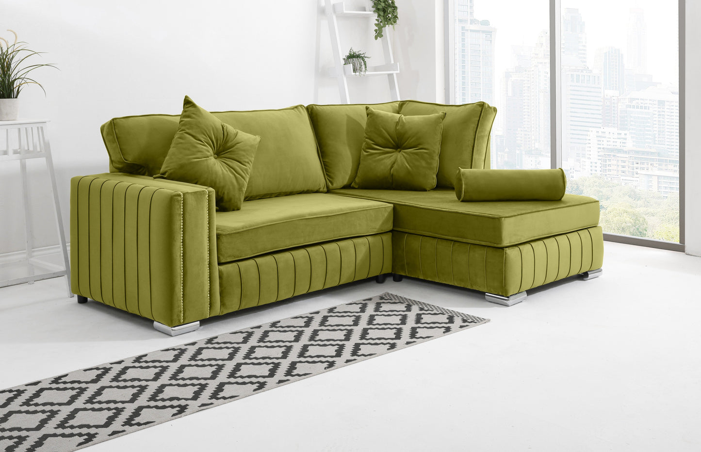 Elara Lounge Fullback + Extra Cushions