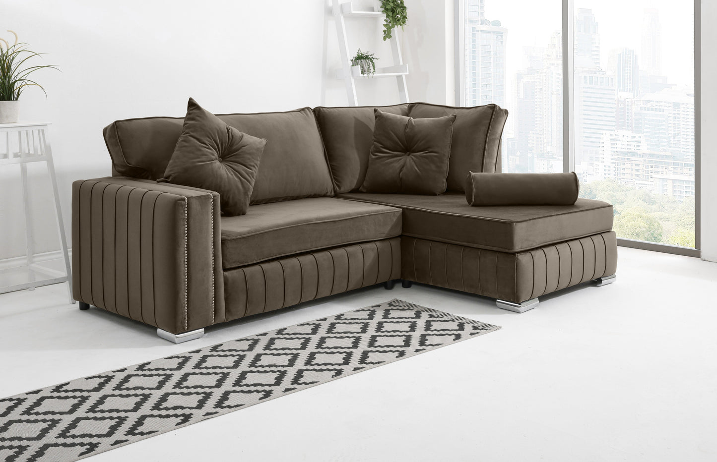 Elara Lounge Fullback + Extra Cushions