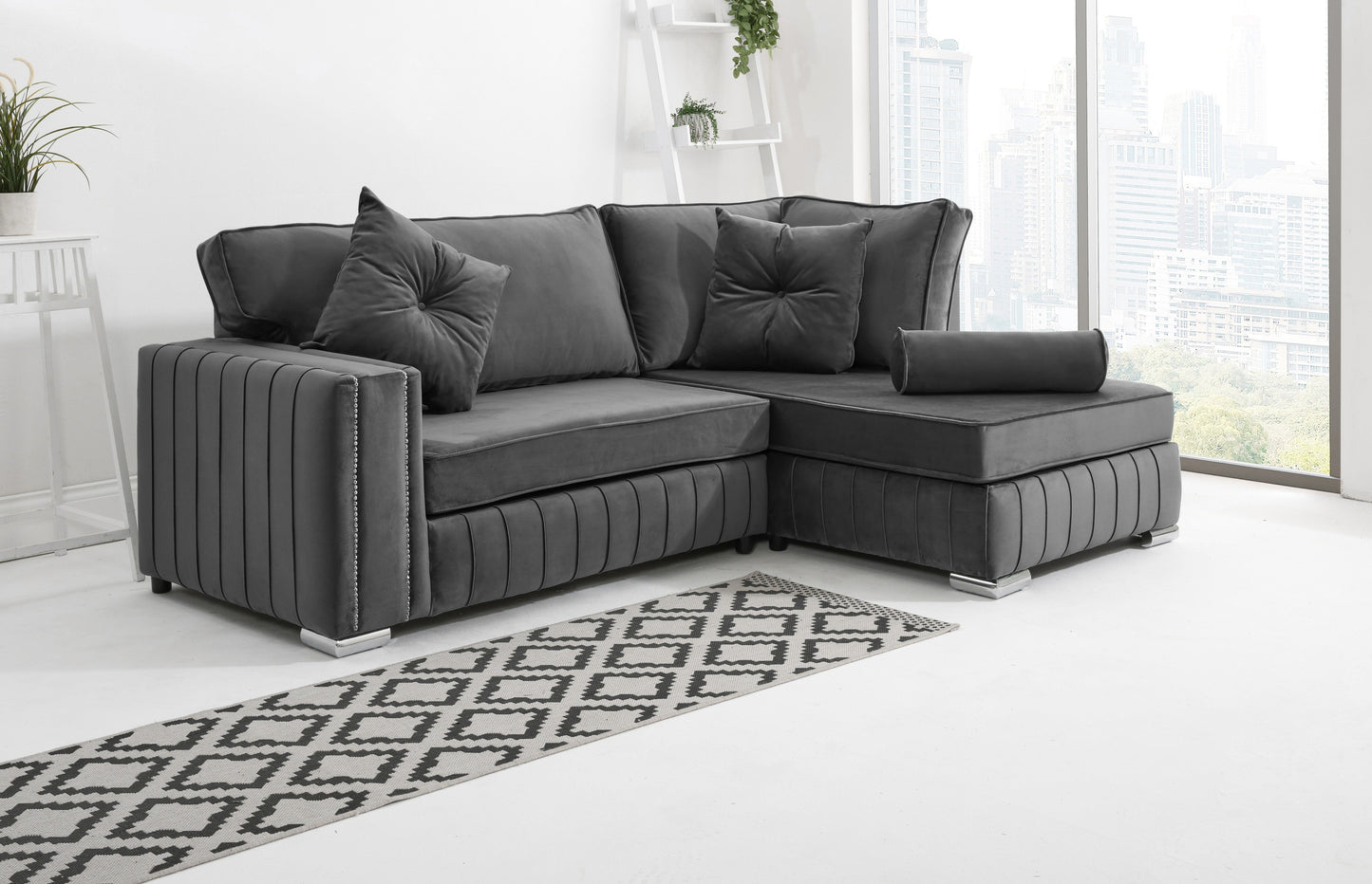Elara Lounge Fullback + Extra Cushions