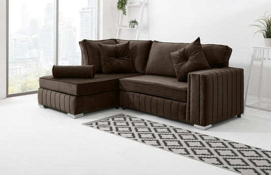 Elara Lounge Fullback - Facing Left + Extra Cushions - Sofa Scape UK