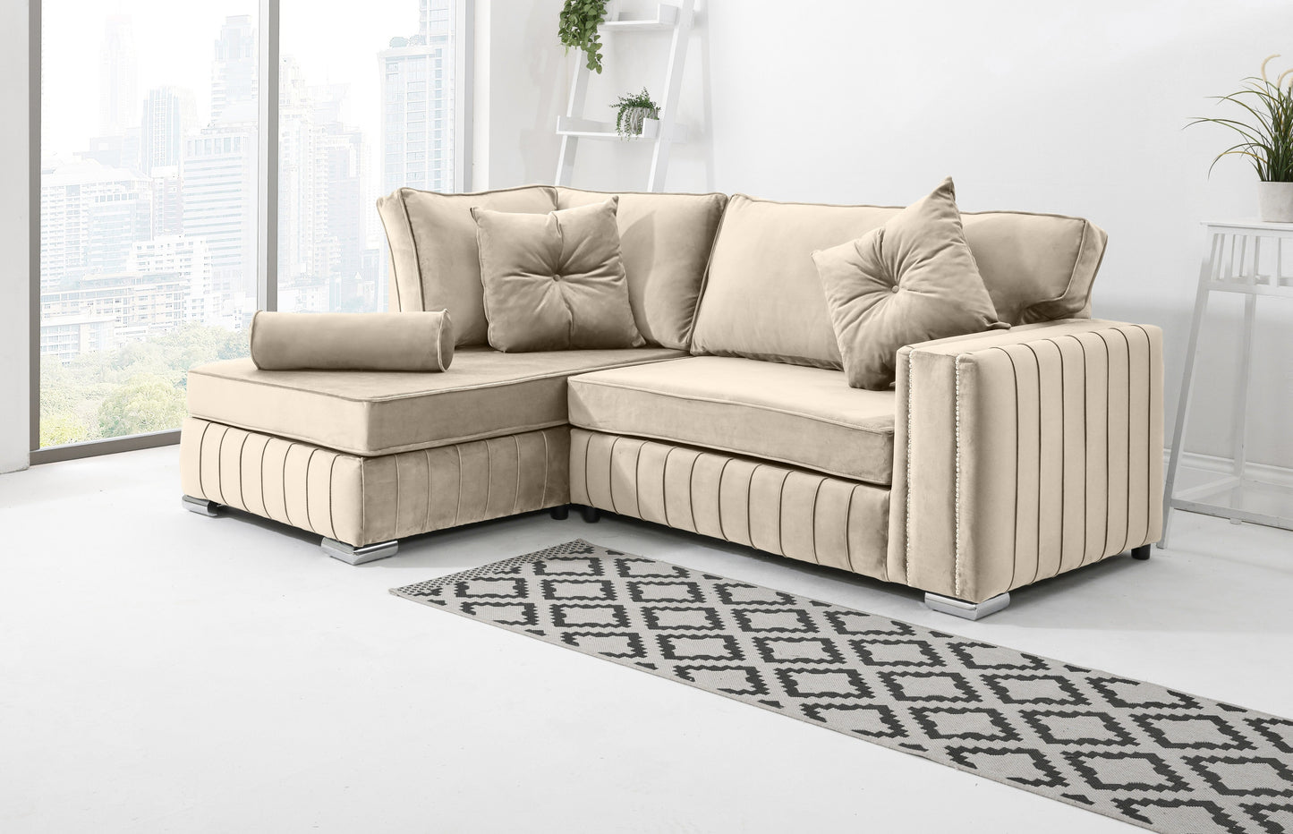 Elara Lounge Fullback + Extra Cushions