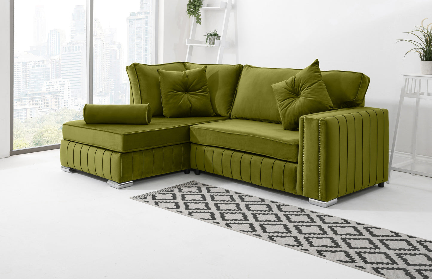 Elara Lounge Fullback + Extra Cushions