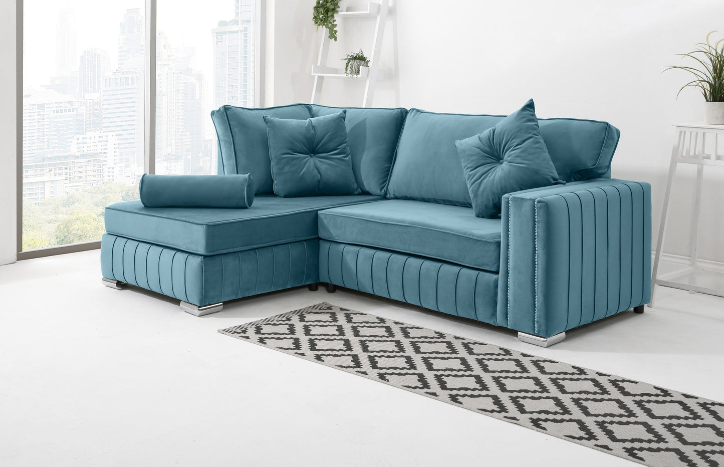 Elara Lounge Fullback + Extra Cushions