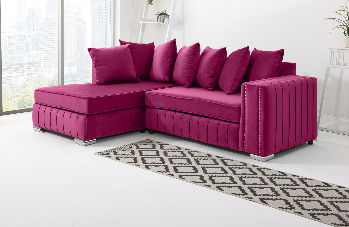 Elara Lounge Scatterback - Facing Left