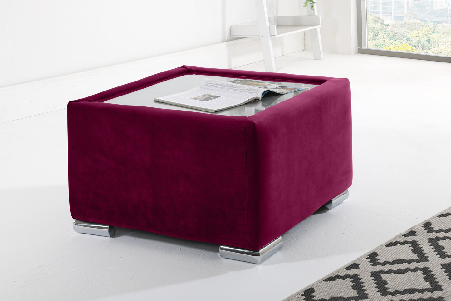 Lucera Plush Corner Scatterback + Diamonds