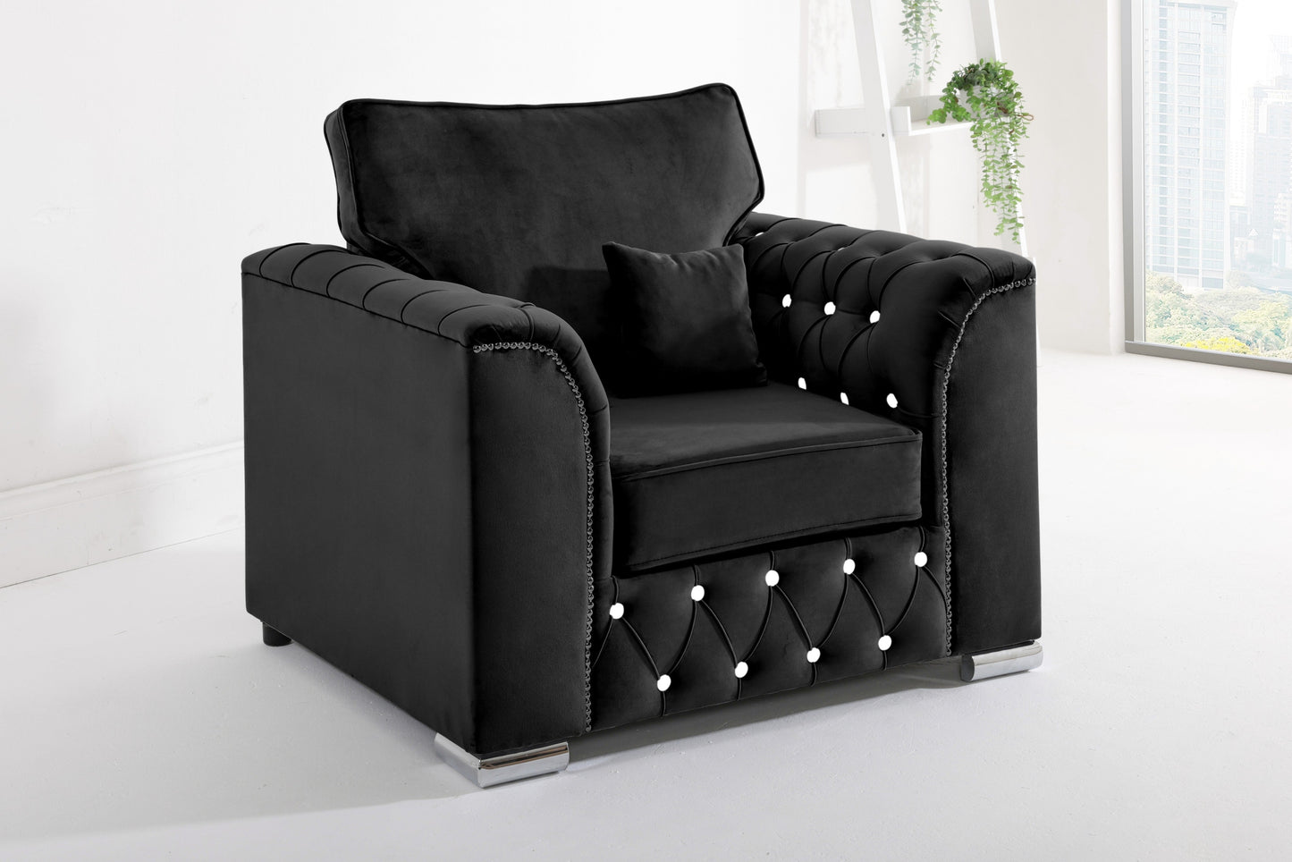 Santoro 3+2 Fullback + Extra Cushions + Diamonds