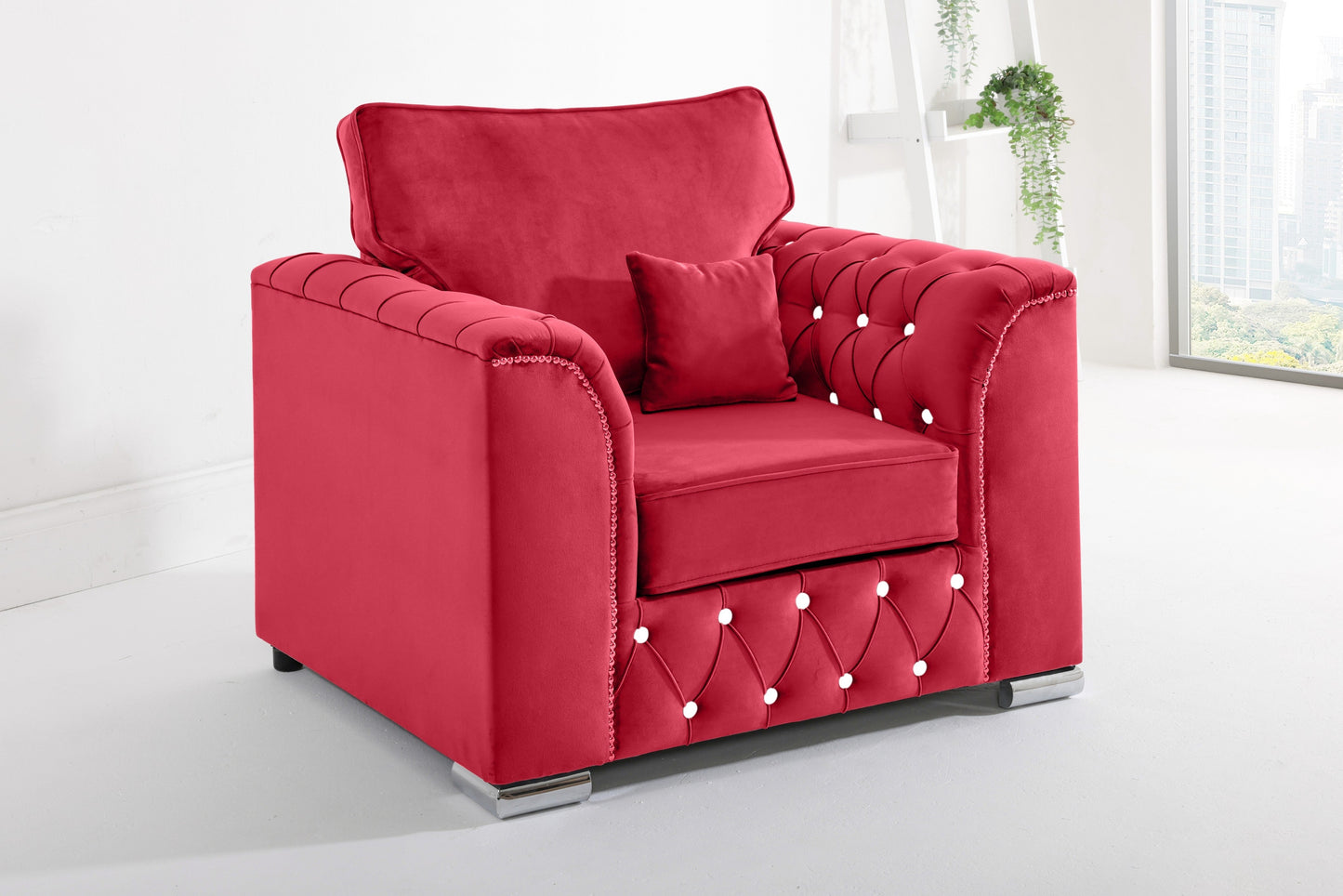 Santoro 3+2 Fullback + Extra Cushions + Diamonds