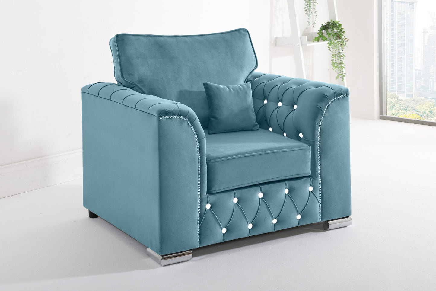 Santoro 3+2 Fullback + Extra Cushions + Diamonds