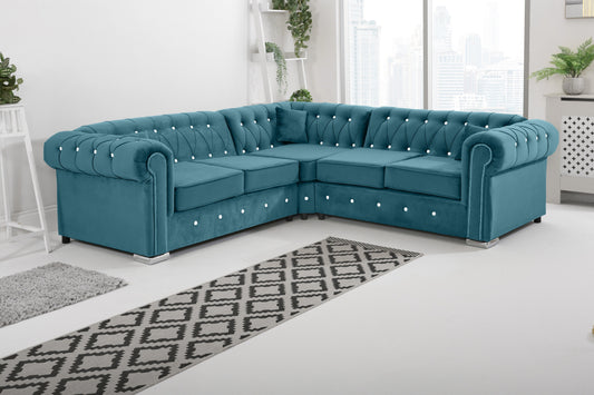 Novara Chesterfield - Corner With Dimond