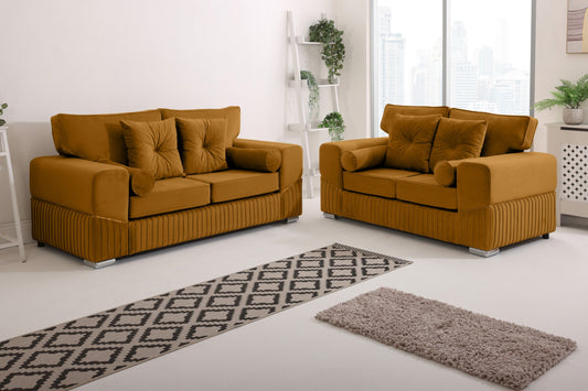 Vivaro 3+2 Fullback + Extra cushions - Plush Velvet