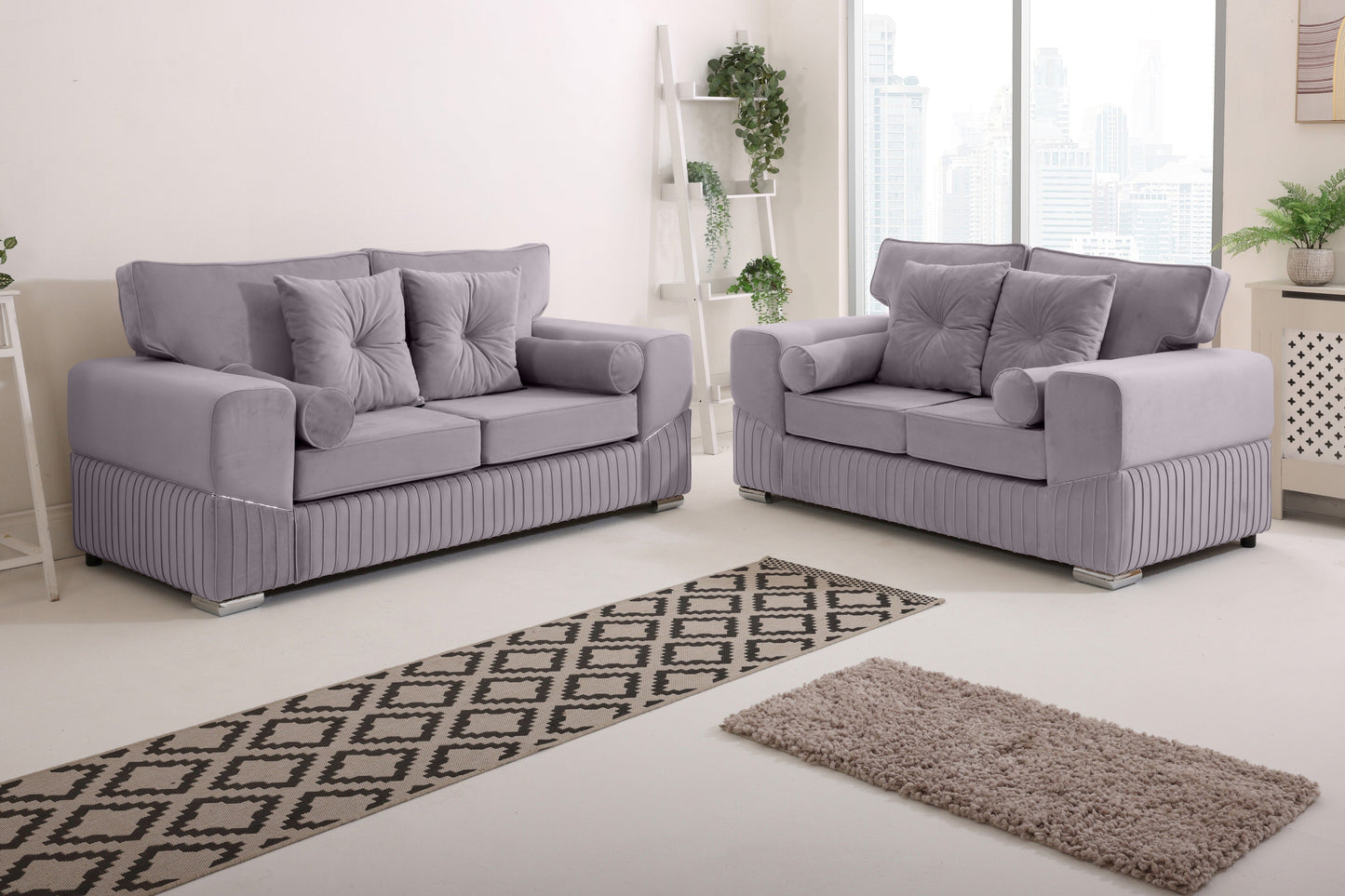 Vivaro 3+2 Fullback + Extra cushions - Plush Velvet