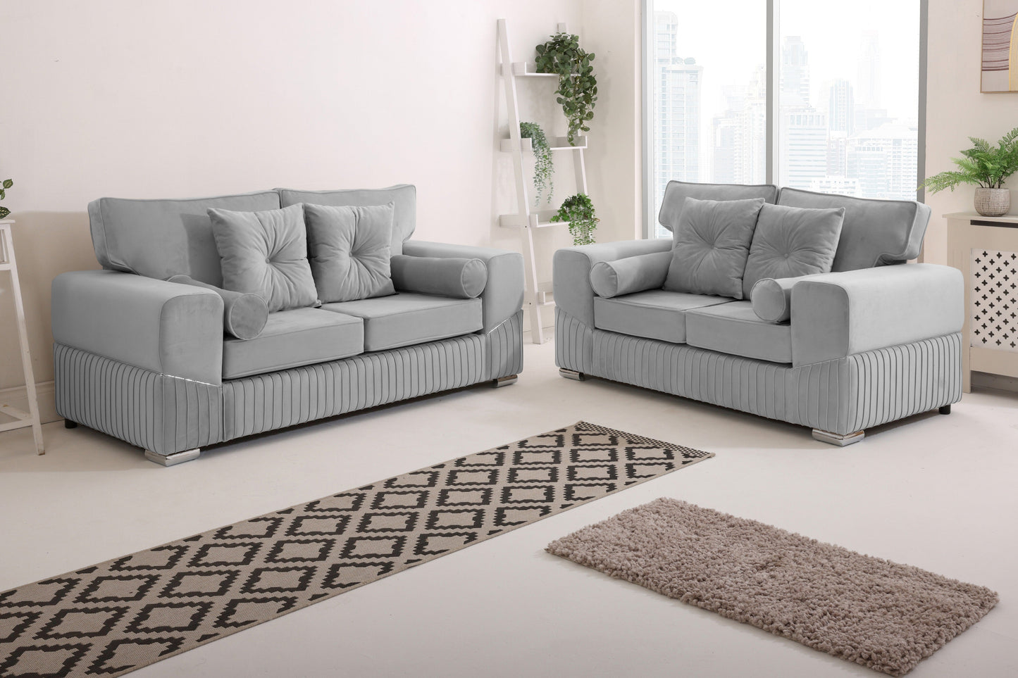 Vivaro 3+2 Fullback + Extra cushions - Plush Velvet