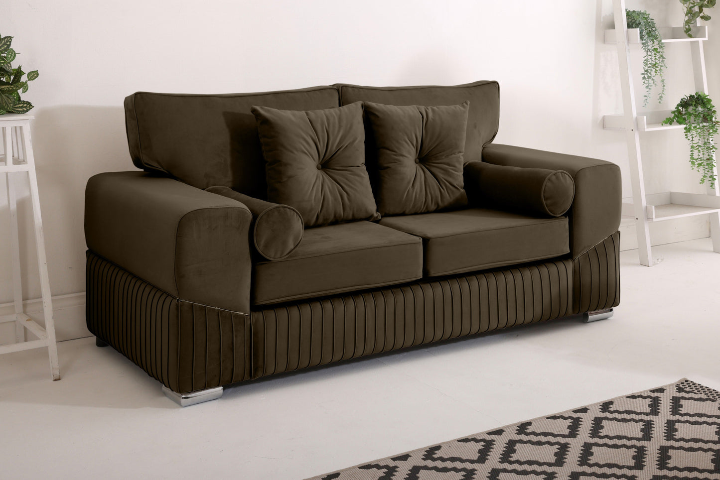 Vivaro 3+2 Fullback + Extra cushions - Plush Velvet