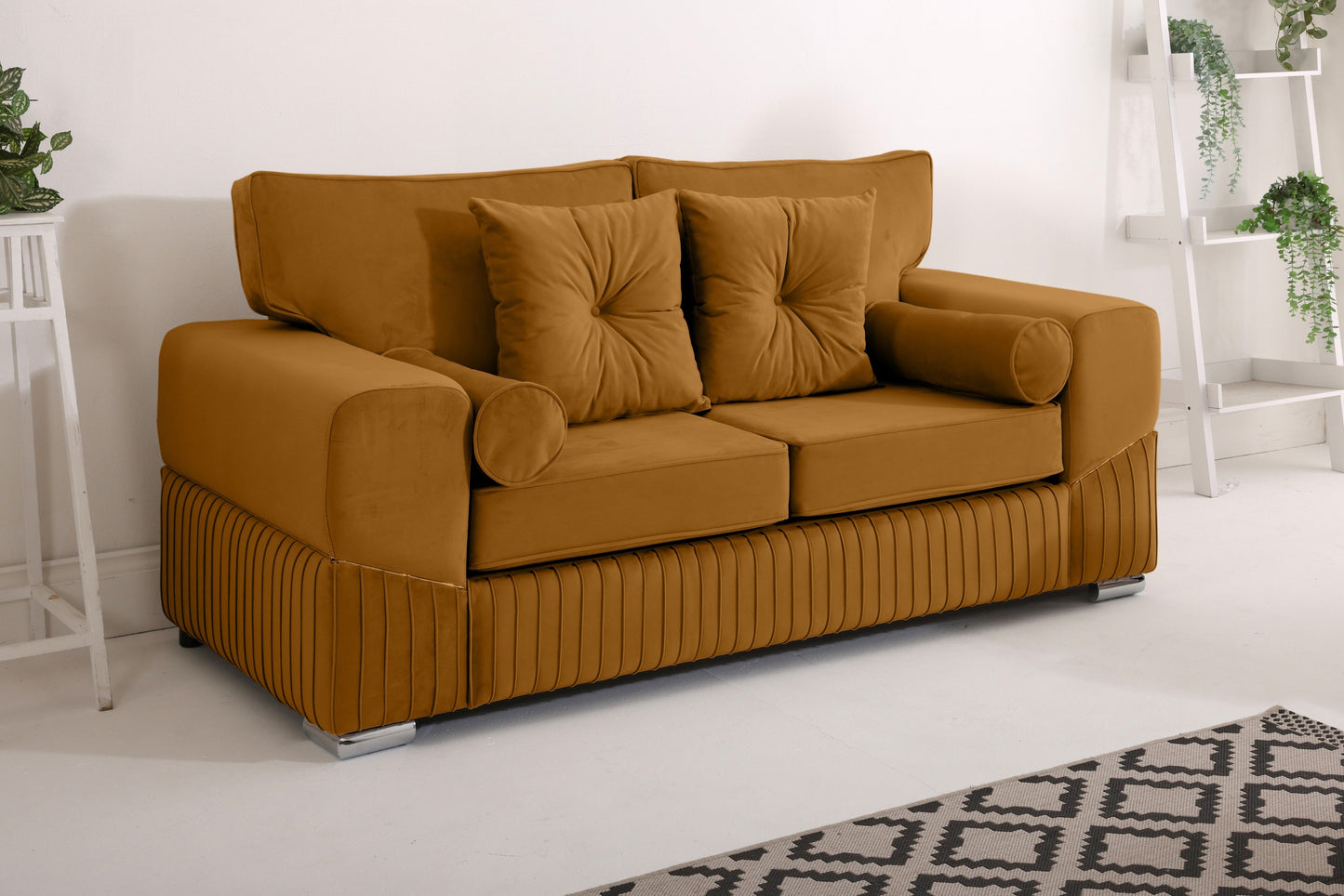 Vivaro 3+2 Fullback + Extra cushions - Plush Velvet