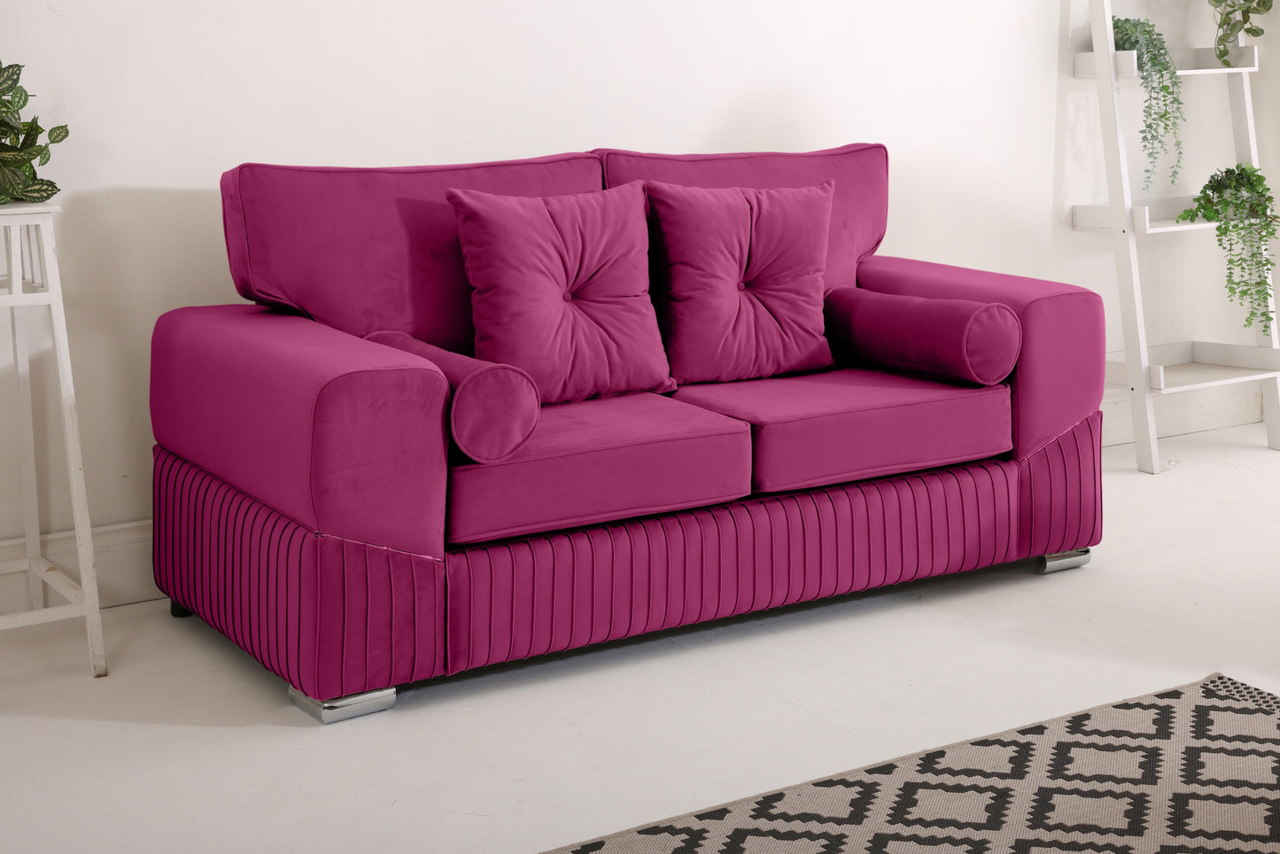 Vivaro 3+2 Fullback + Extra cushions - Plush Velvet