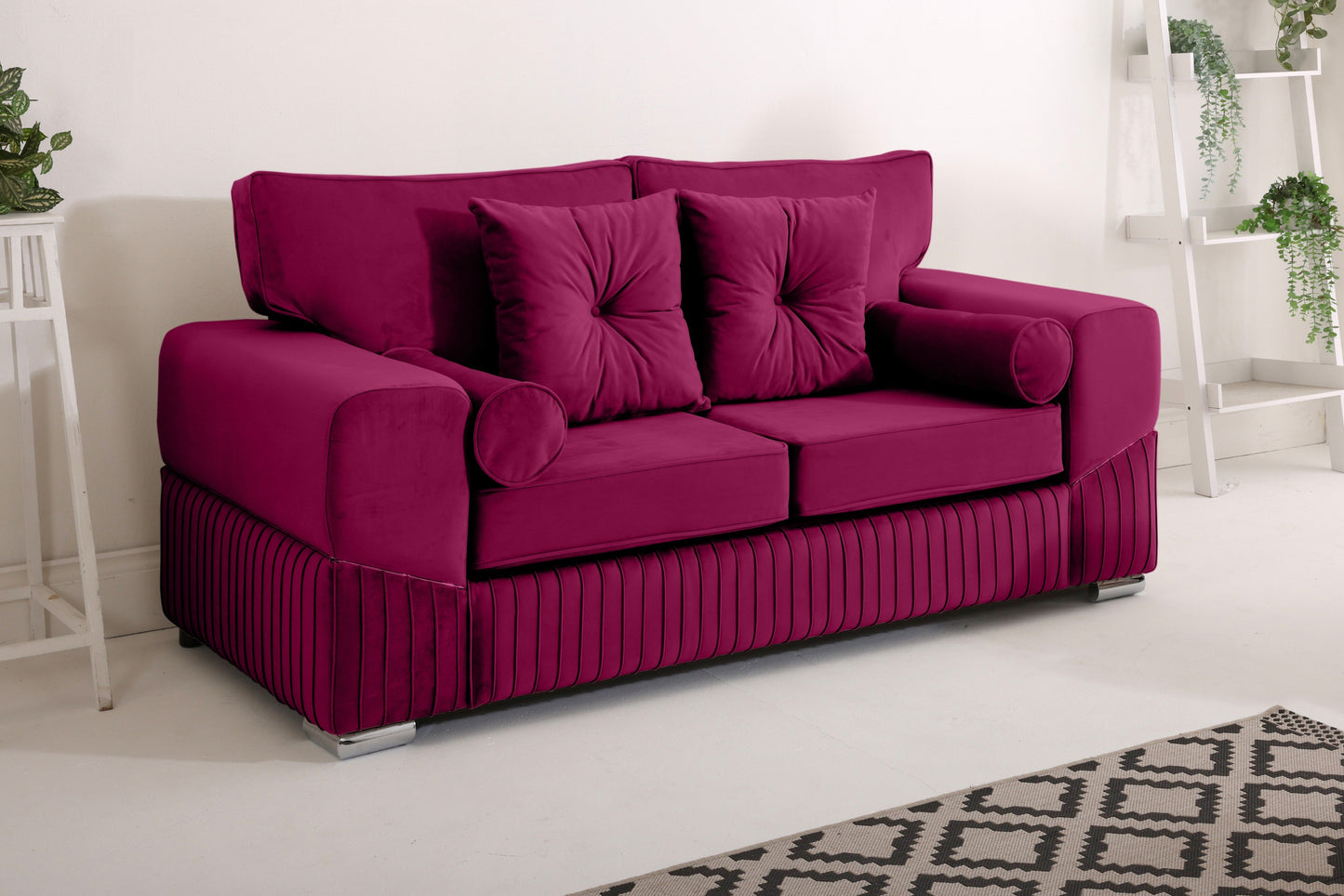 Vivaro 3+2 Fullback + Extra cushions - Plush Velvet