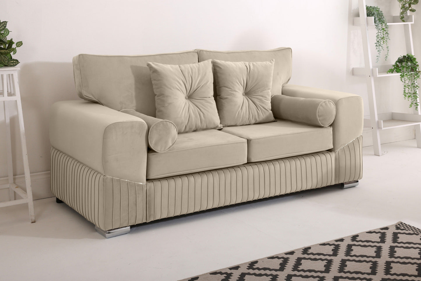 Vivaro 3+2 Fullback + Extra cushions - Plush Velvet