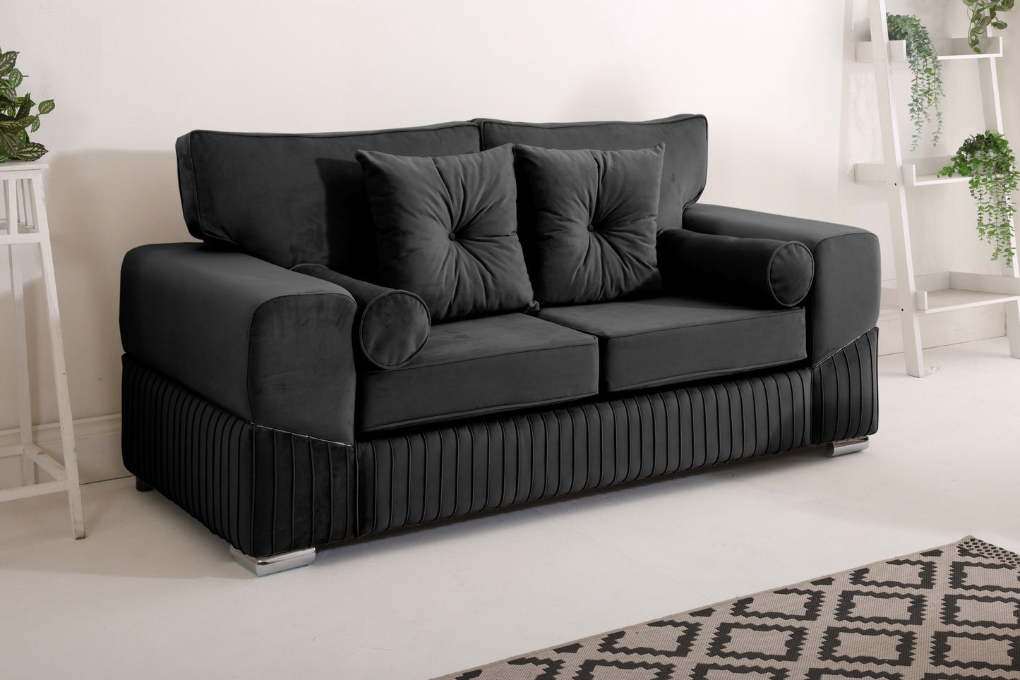Vivaro 3+2 Fullback + Extra cushions - Plush Velvet