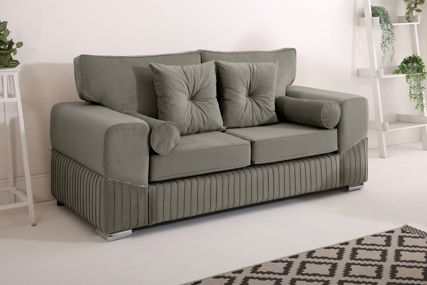 Vivaro 3+2 Fullback + Extra cushions - Plush Velvet