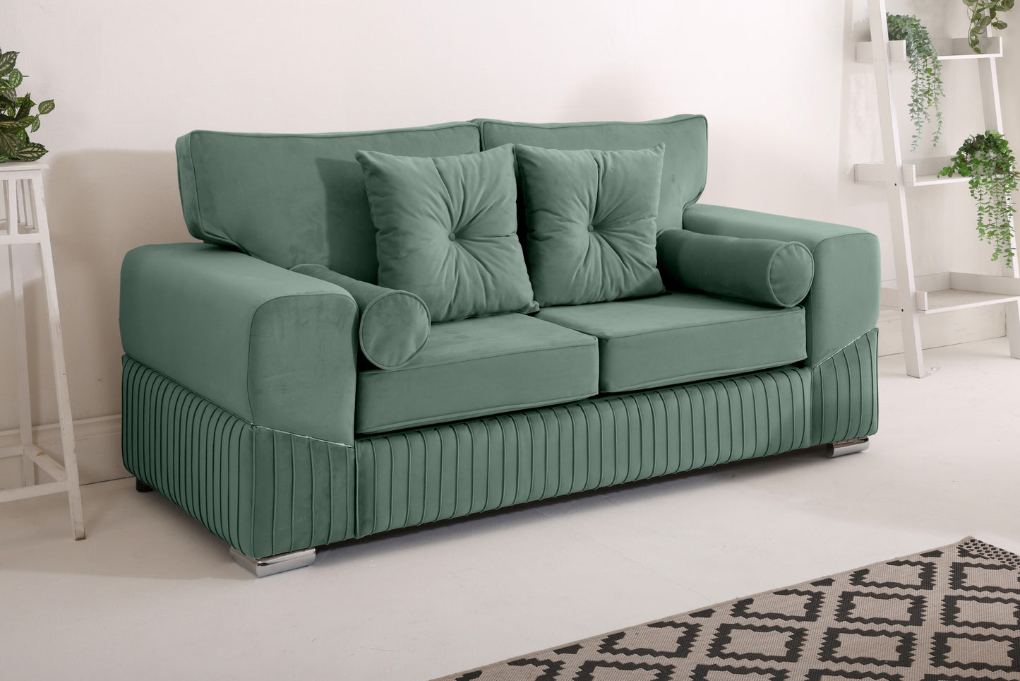 Vivaro 3+2 Fullback + Extra cushions - Plush Velvet