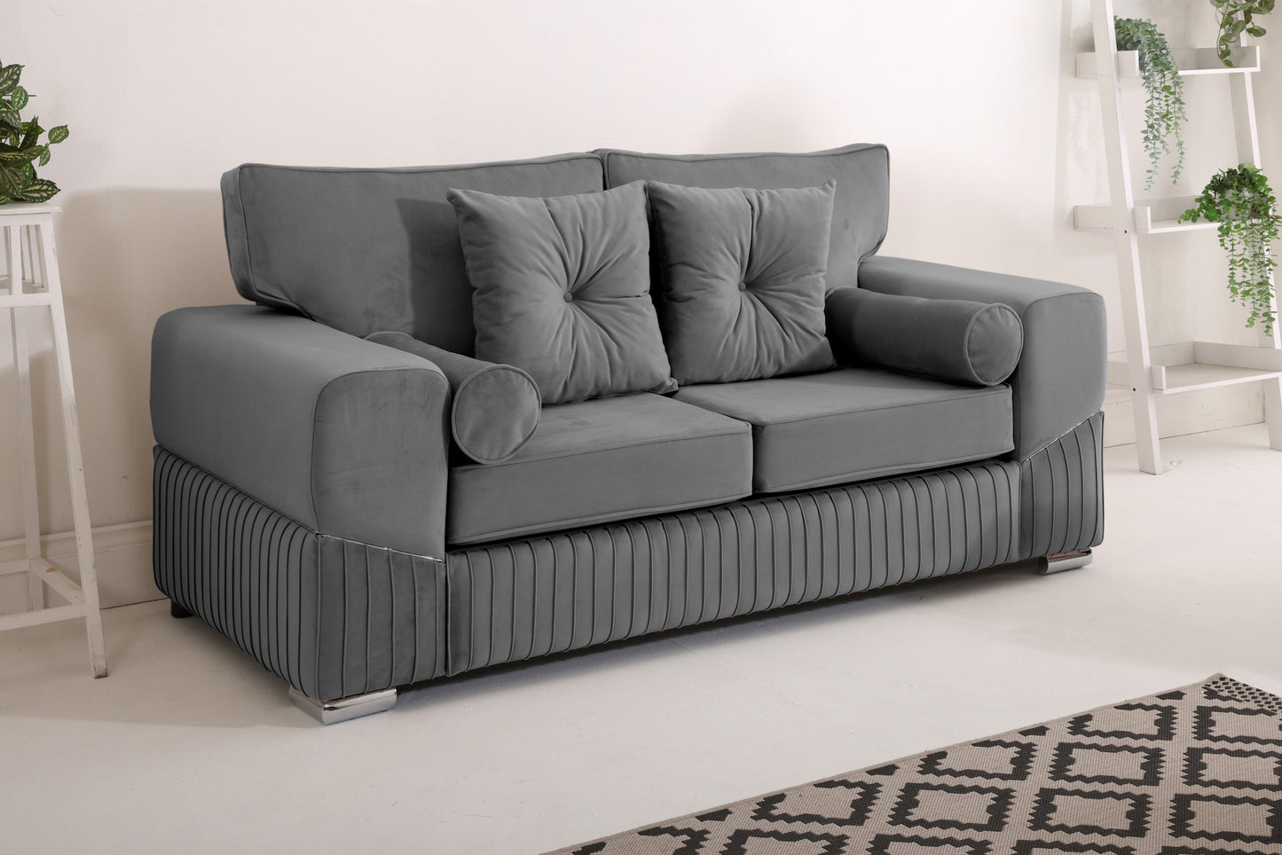 Vivaro 3+2 Fullback + Extra cushions - Plush Velvet