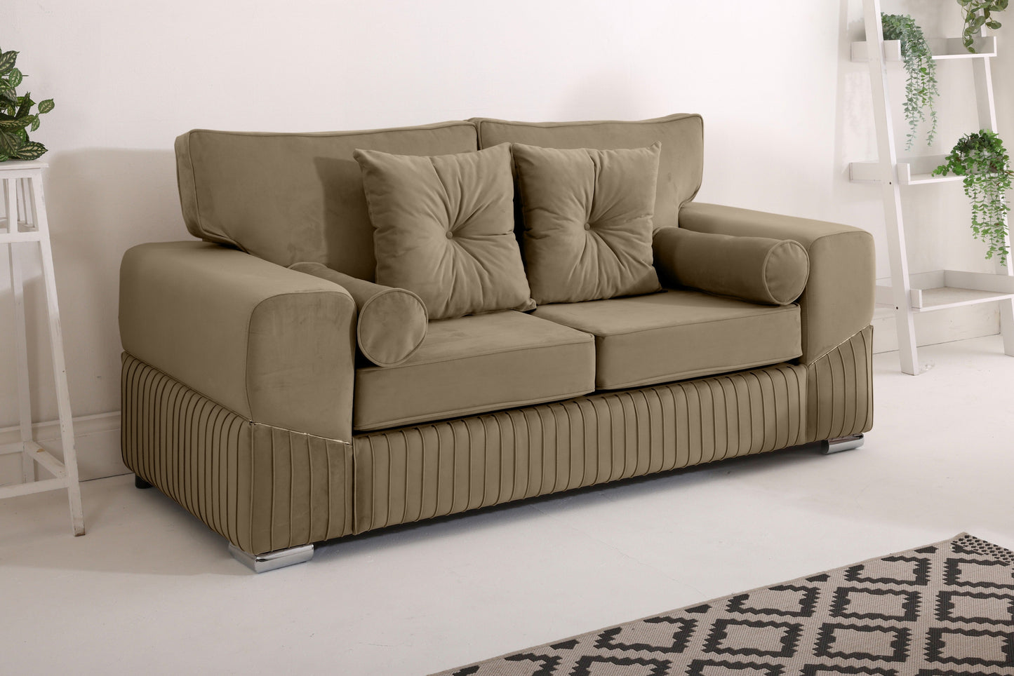 Vivaro 3+2 Fullback + Extra cushions - Plush Velvet