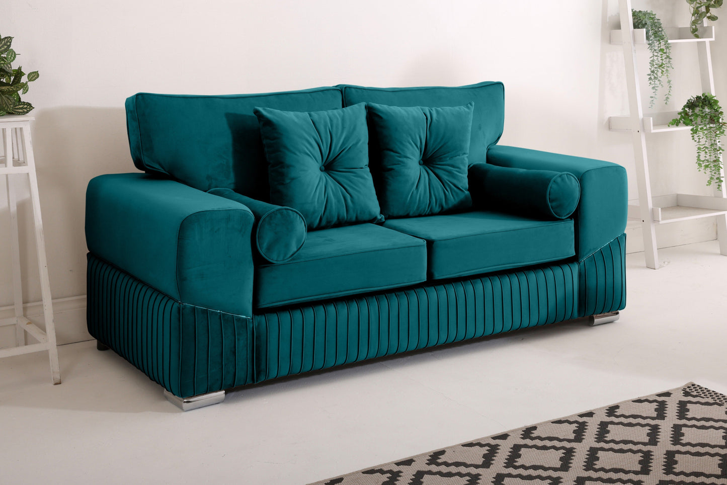 Vivaro 3+2 Fullback + Extra cushions - Plush Velvet