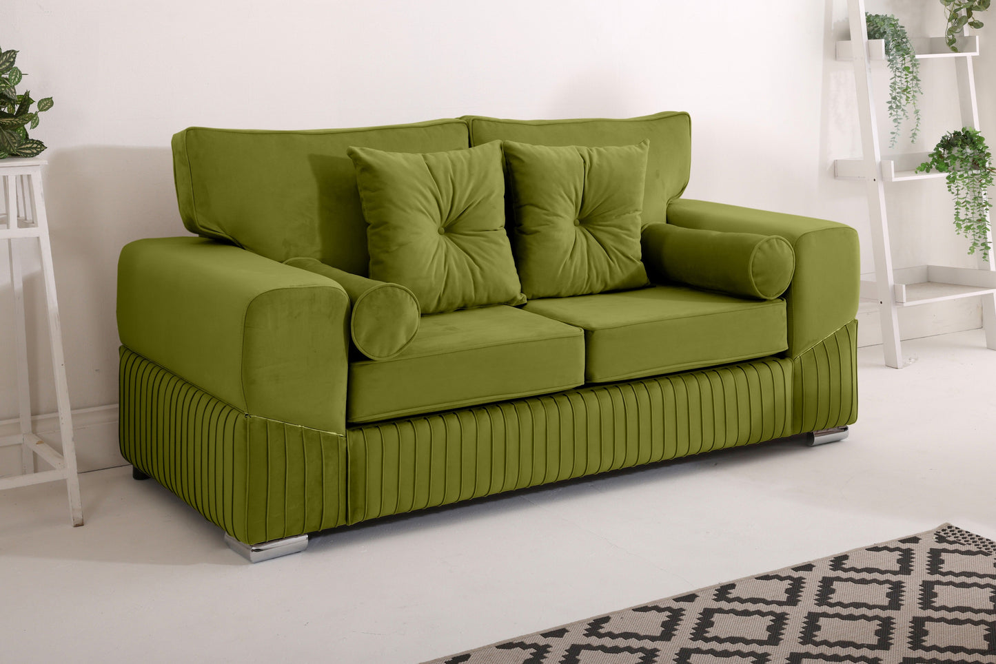 Vivaro 3+2 Fullback + Extra cushions - Plush Velvet