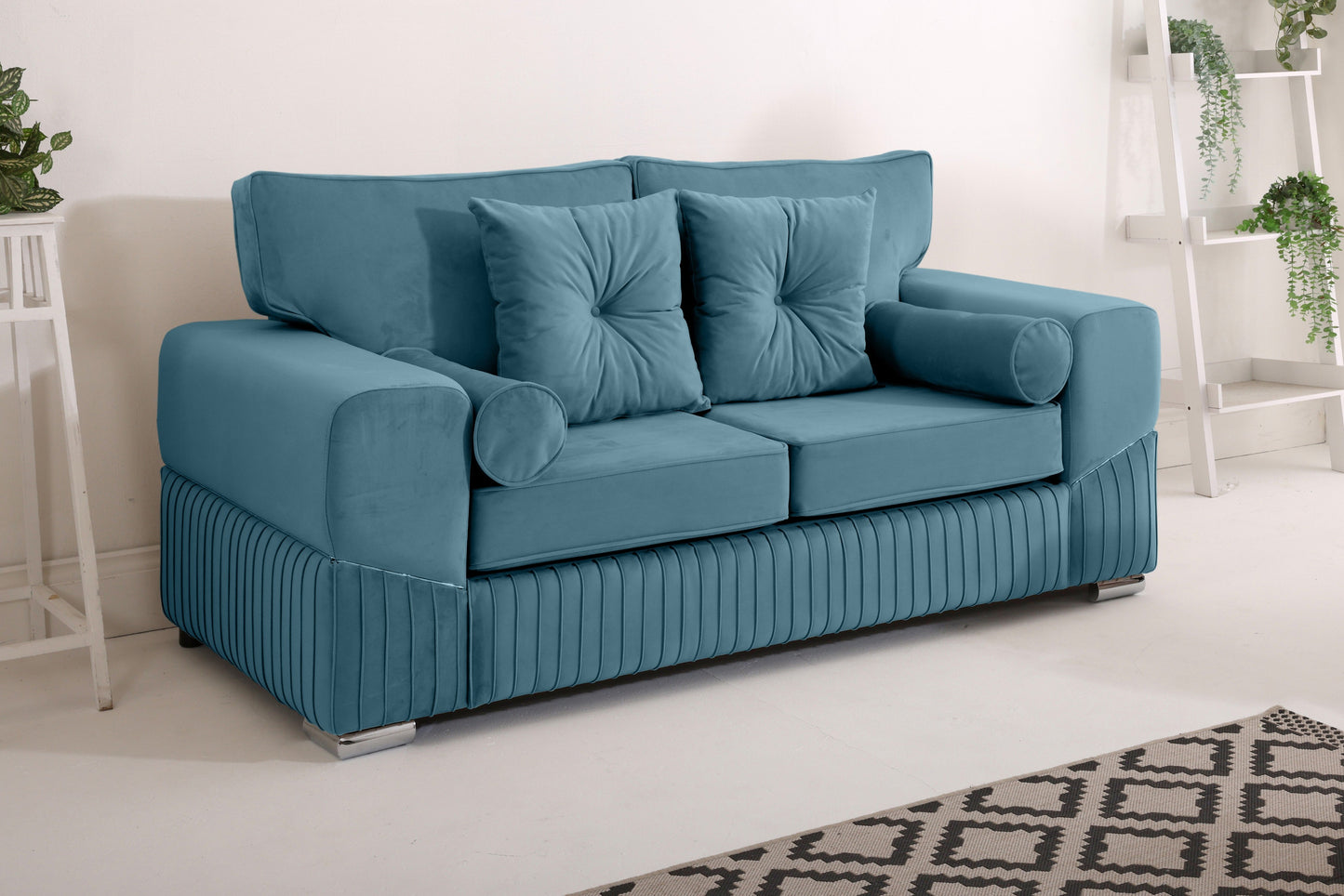 Vivaro 3+2 Fullback + Extra cushions - Plush Velvet