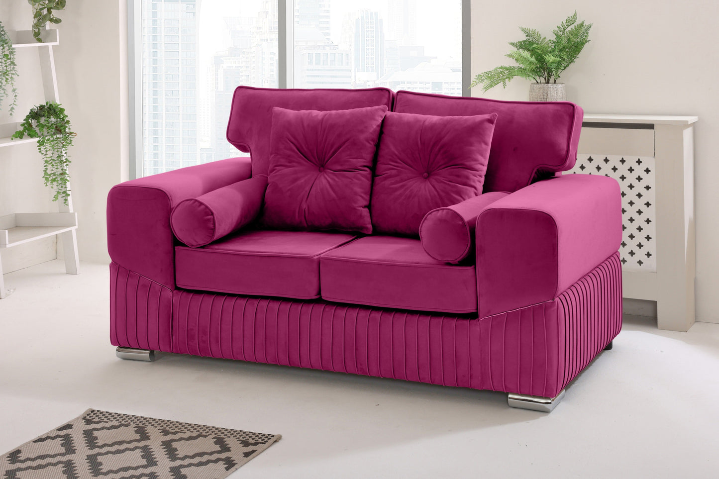 Vivaro 3+2 Fullback + Extra cushions - Plush Velvet
