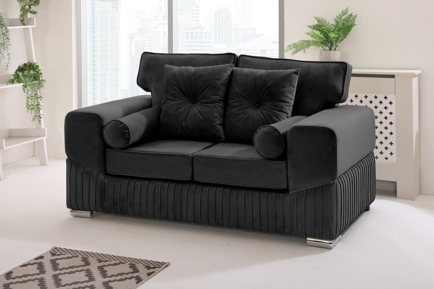 Vivaro 3+2 Fullback + Extra cushions - Plush Velvet