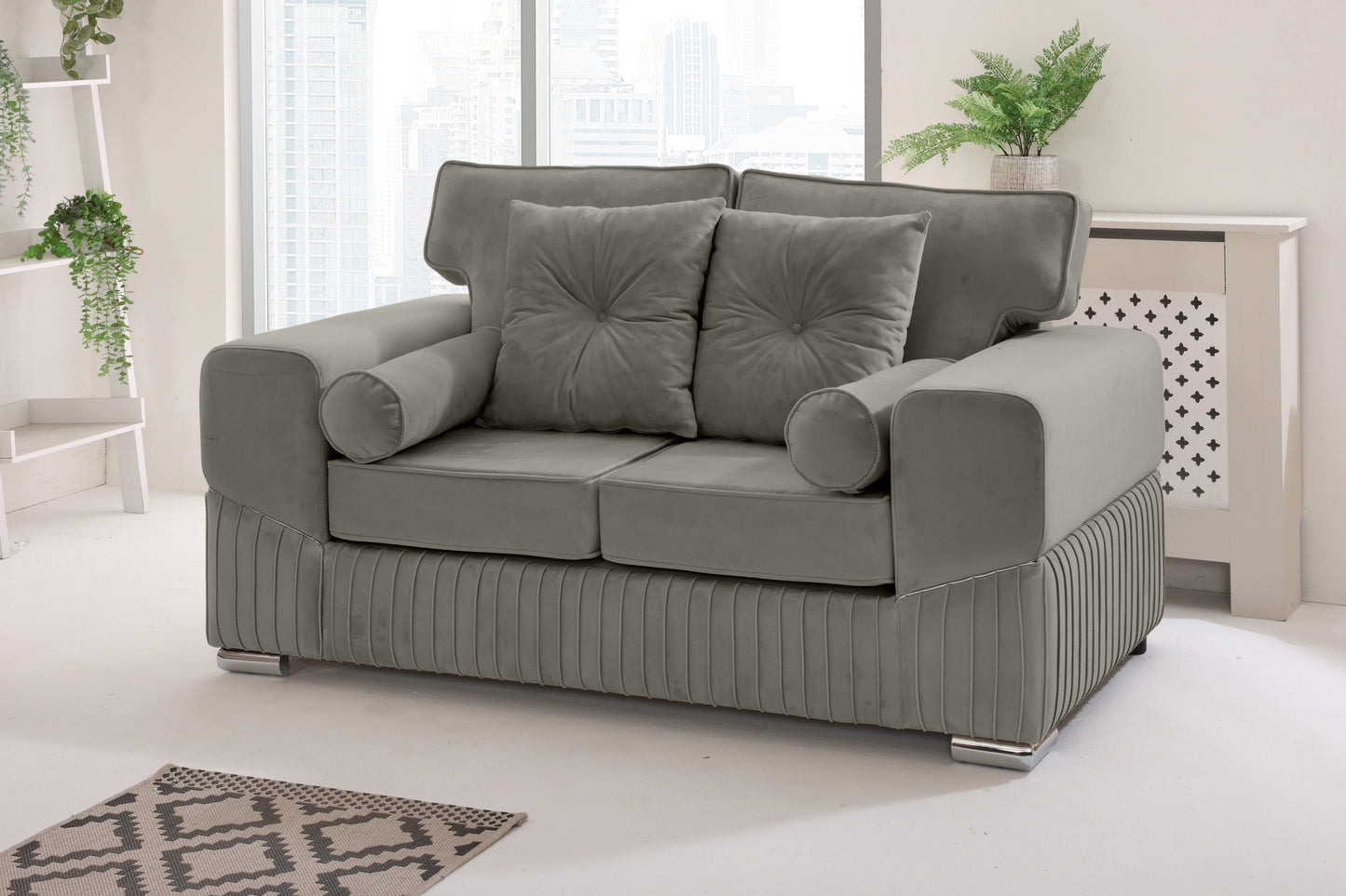 Vivaro 3+2 Fullback + Extra cushions - Plush Velvet