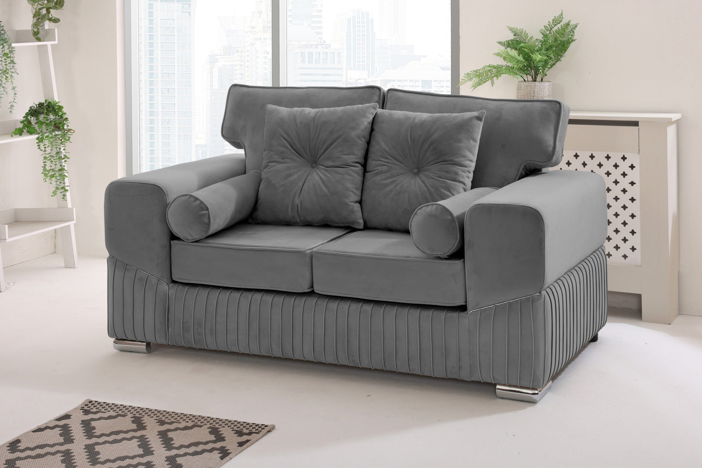 Vivaro 3+2 Fullback + Extra cushions - Plush Velvet