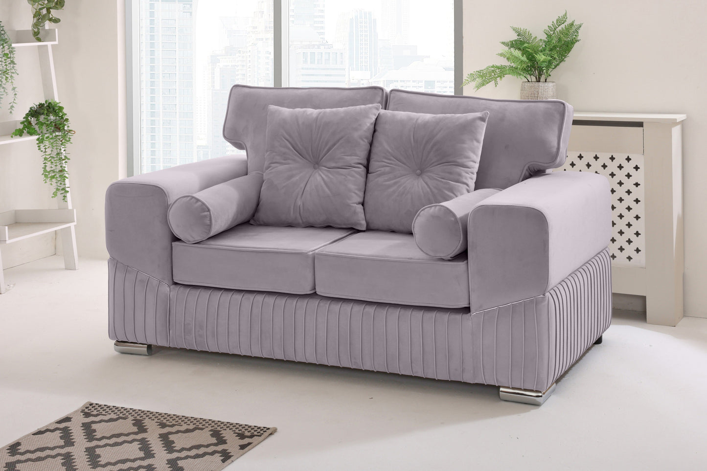 Vivaro 3+2 Fullback + Extra cushions - Plush Velvet