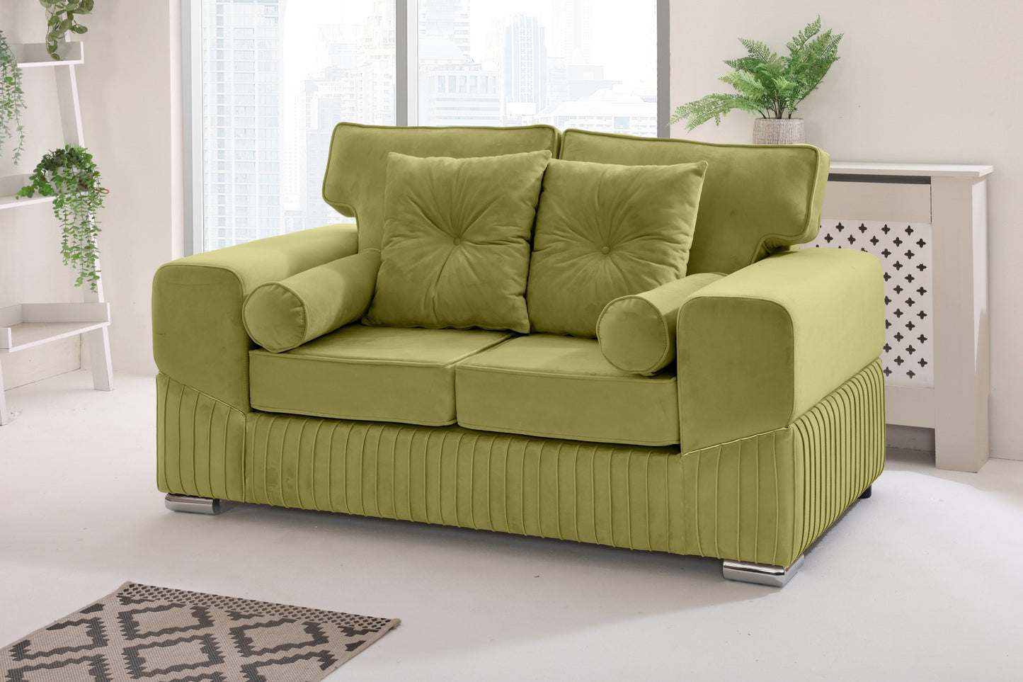 Vivaro 3+2 Fullback + Extra cushions - Plush Velvet