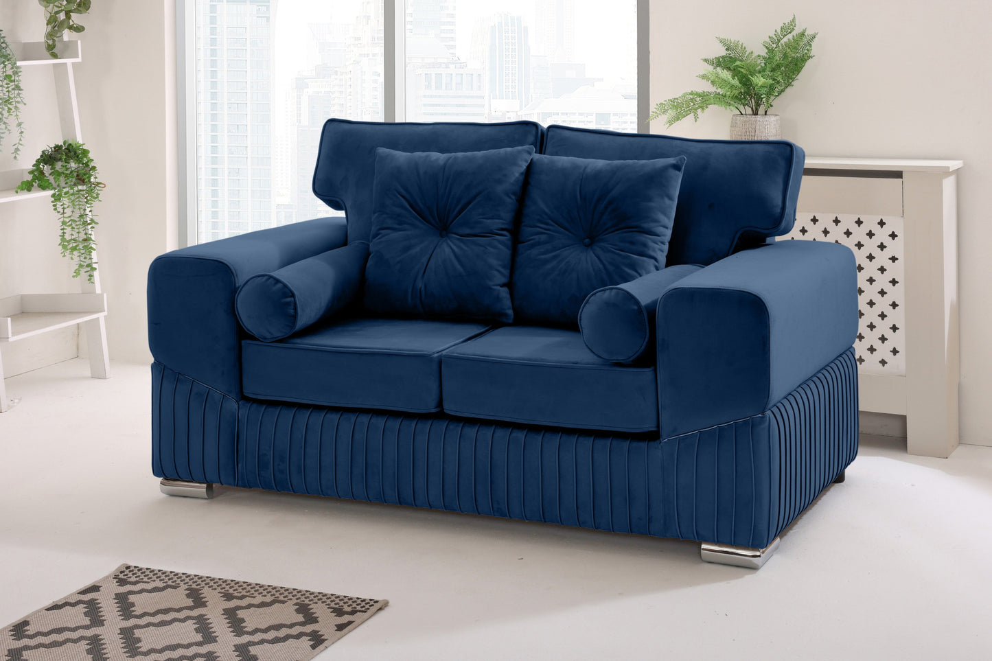 Vivaro 3+2 Fullback + Extra cushions - Plush Velvet
