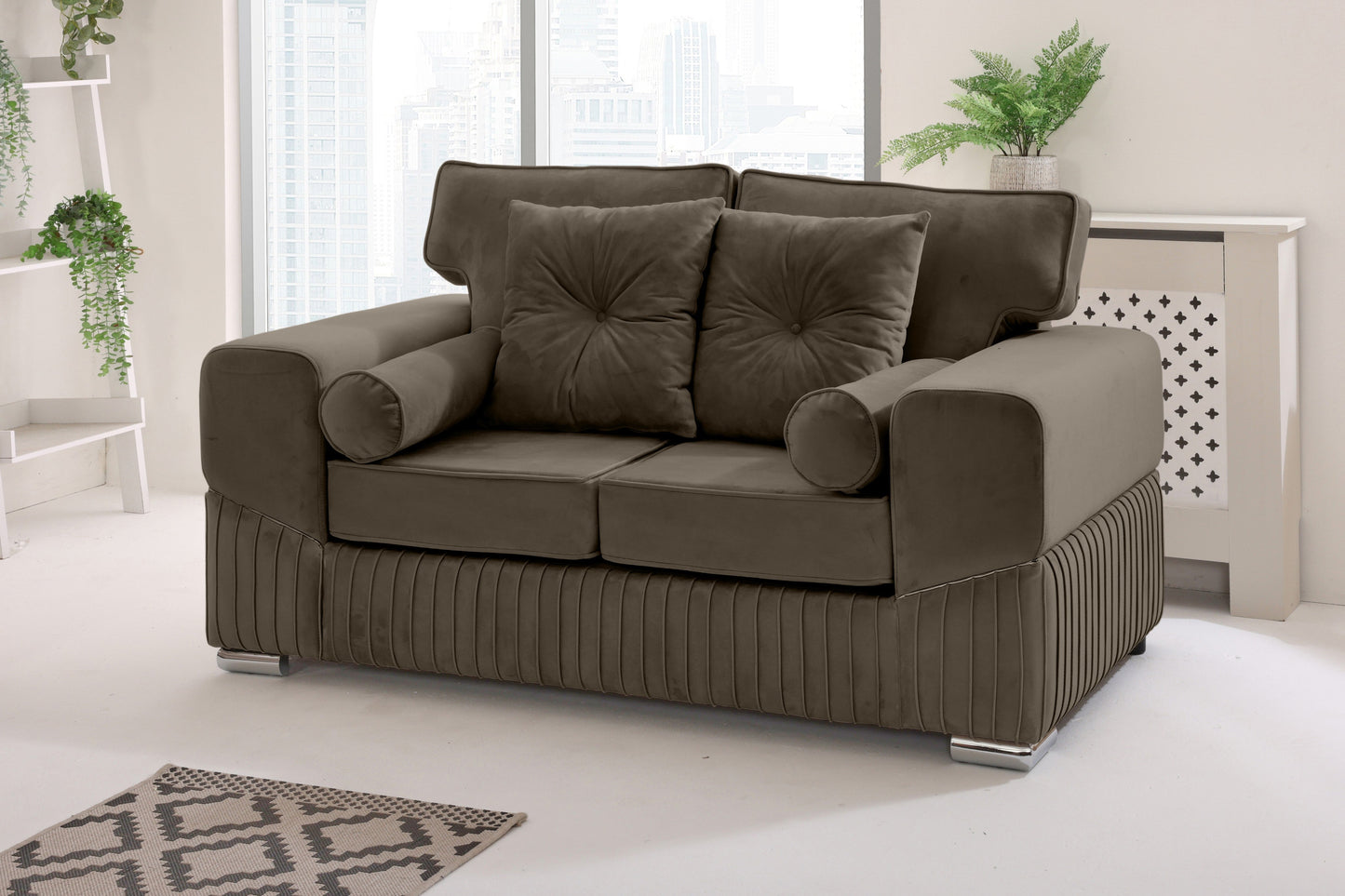 Vivaro 3+2 Fullback + Extra cushions - Plush Velvet