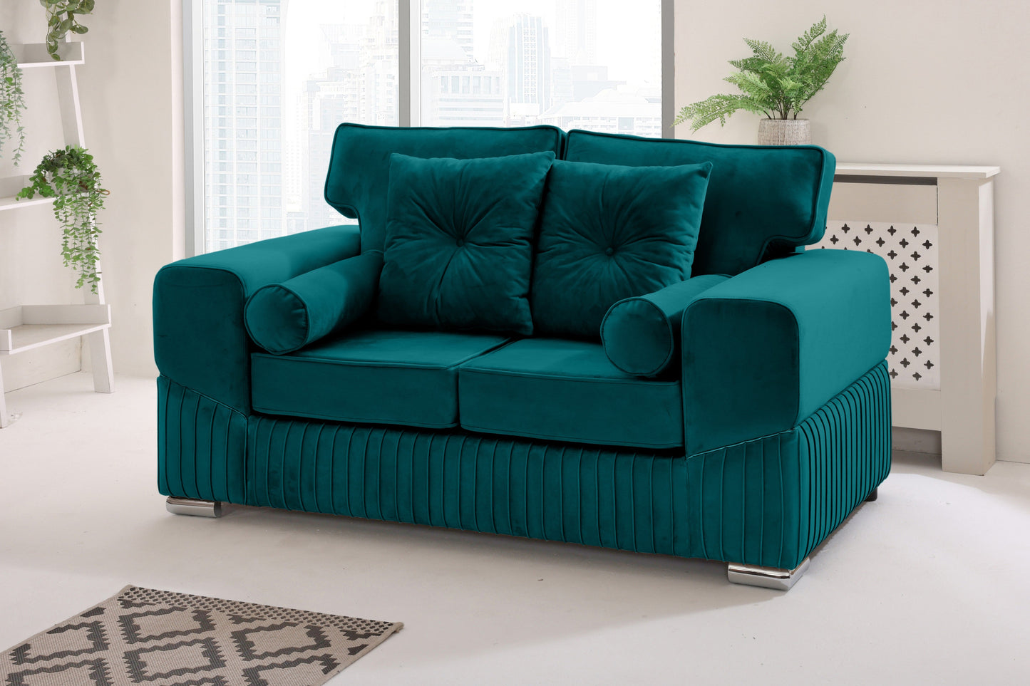 Vivaro 3+2 Fullback + Extra cushions - Plush Velvet