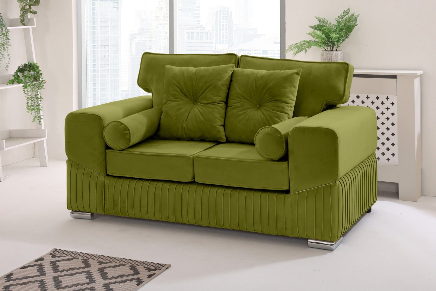 Vivaro 3+2 Fullback + Extra cushions - Plush Velvet