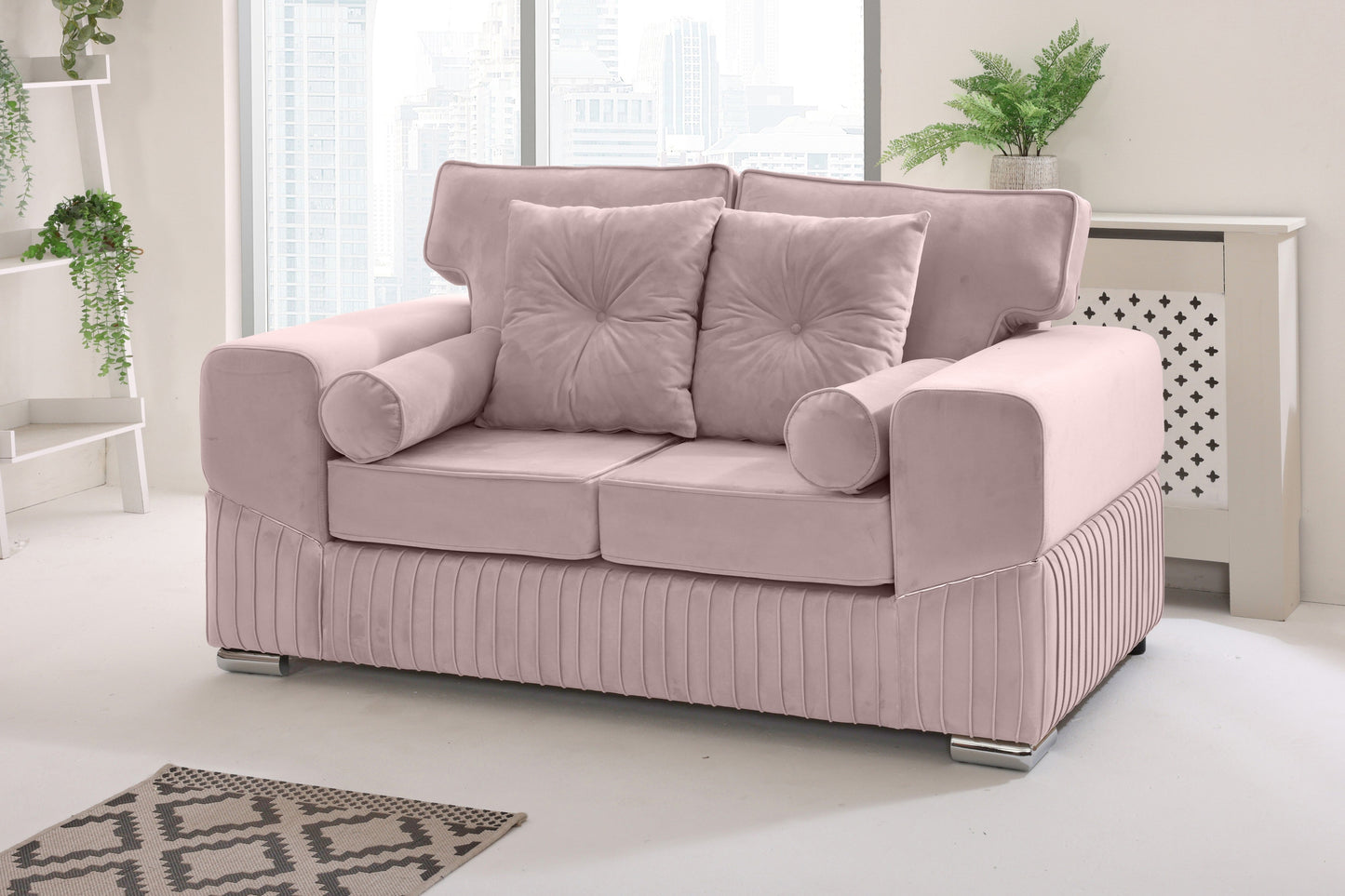 Vivaro 3+2 Fullback + Extra cushions - Plush Velvet