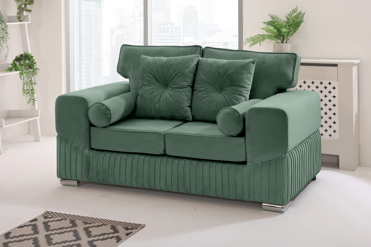 Vivaro 3+2 Fullback + Extra cushions - Plush Velvet